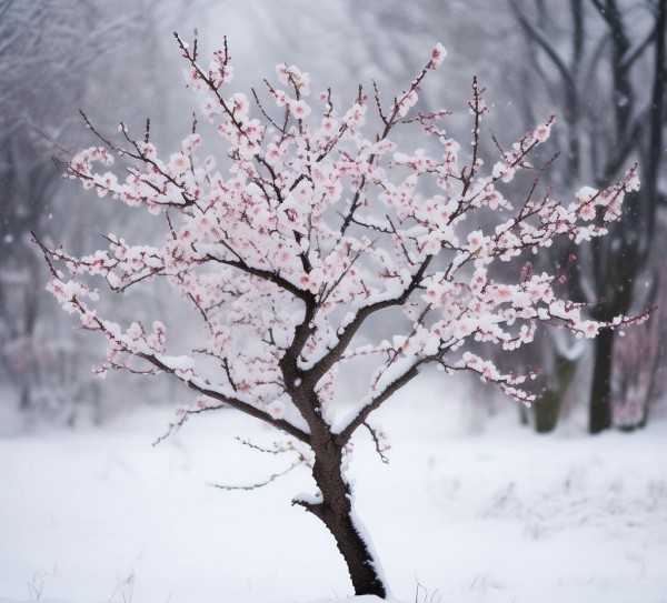 寒梅傲骨，香韵悠长——梅花风韵赏析,梅香四溢，寒中傲骨——梅花风韵之美,魅力,第1张