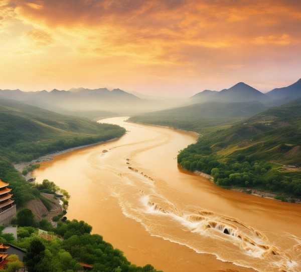 黄河，诗意流淌的壮美史诗,黄河的壮美画卷，千年流淌的诗意与力量,魅力,诗意,画卷,第1张