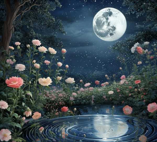 月华流韵，月光下的诗意画卷,月光的诗篇，那些描绘月光的动人句子,魅力,画卷,心灵,第1张