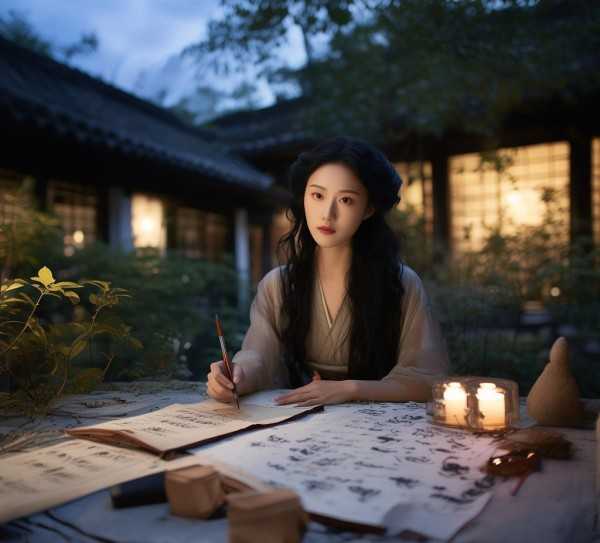 李清照，婉约词韵中的千古才女人生,千古才女李清照，婉约词风的人生,魅力,诗意,画卷,第1张