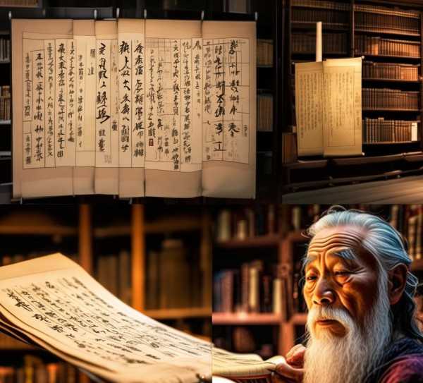 古韵悠扬，智慧永恒，古诗名句里的励志之光,古韵流芳，励志永恒—品读古诗中的经典名句,智慧,画卷,古诗,第1张
