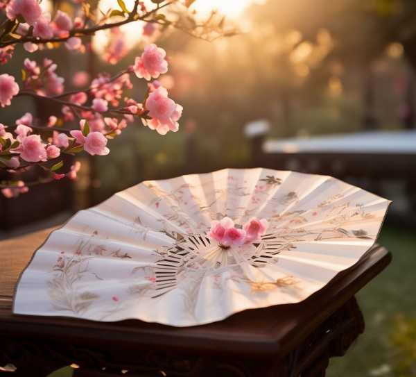 扇影桃花，名句中的文化雅韵探析,桃花扇下的千古—细品名句中的文化韵味,魅力,智慧,心灵,第1张