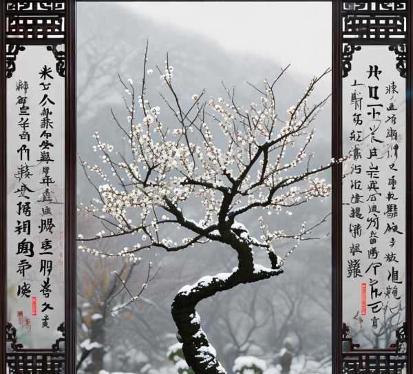 墨梅古诗品鉴，探寻梅花之韵,墨梅古诗原文及翻译，探寻梅花之美,古诗,梅花,第1张