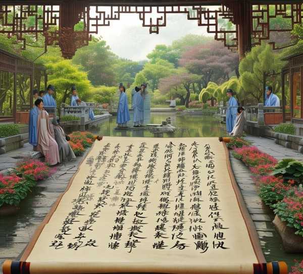 上林赋古韵再现，诗意盎然原文解析与翻译解读,解读上林赋原文及翻译，古韵风华与诗意盎然,诗意,第1张