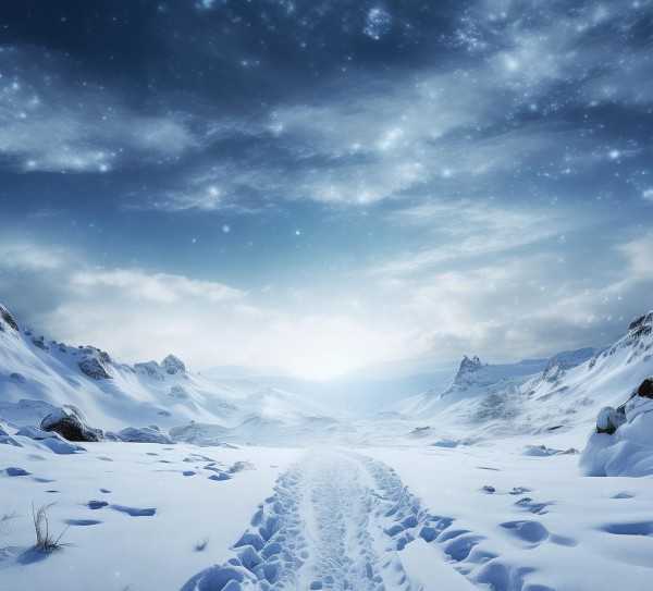 雪域仙境，白韵如诗,雪域仙踪，形容白的绝美句篇,画卷,第1张