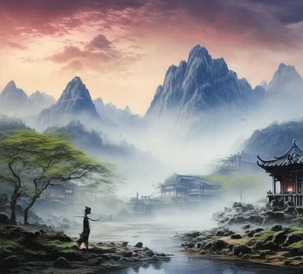 诗意穿越，山水名句画卷精选,山水名句，穿越的诗意画卷,魅力,诗意,画卷,第1张