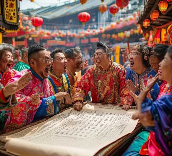成语接龙狂欢之旅，浪起趣无穷的成语海洋,成语接龙乐翻天—浪成语的趣味之旅,魅力,智慧,成语接龙,第1张