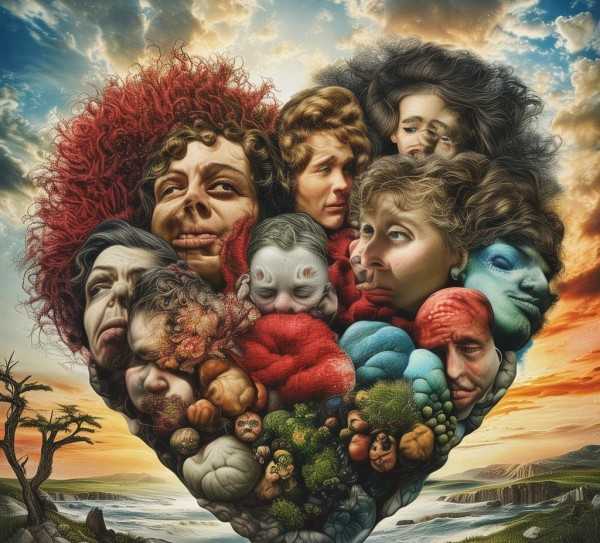 人心的千彩画卷，经典描绘人心的名句集锦,人心的千姿百态—那些形容人心的经典句子,画卷,第1张