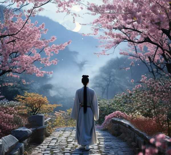 古韵流香，古诗词中的写景名句赏析之旅,漫步古诗词，品味写景名句之美,魅力,诗意,画卷,第1张