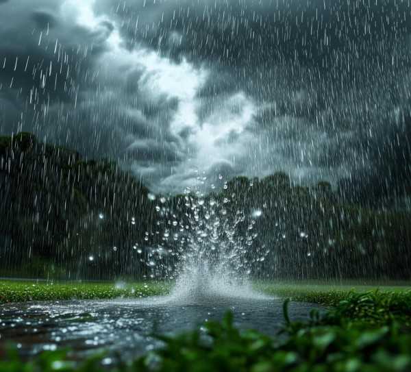雨幕宏图，倾盆大雨的壮丽诗句集锦,倾盆大雨的壮美画卷——形容大雨的句子汇编,魅力,诗意,画卷,第1张